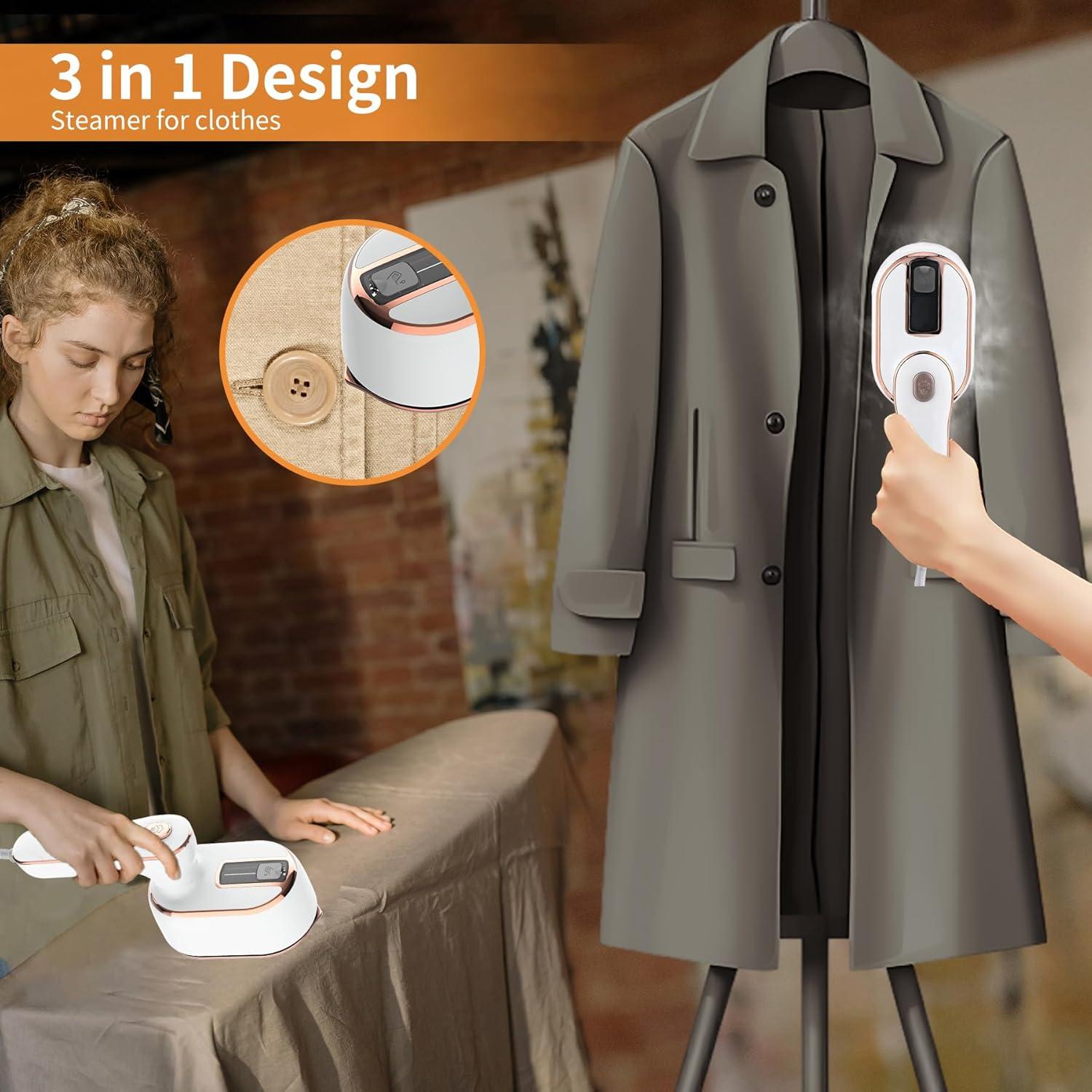 Vaporizador de Mano Huihong 1000W 100ml Blanco Compacto