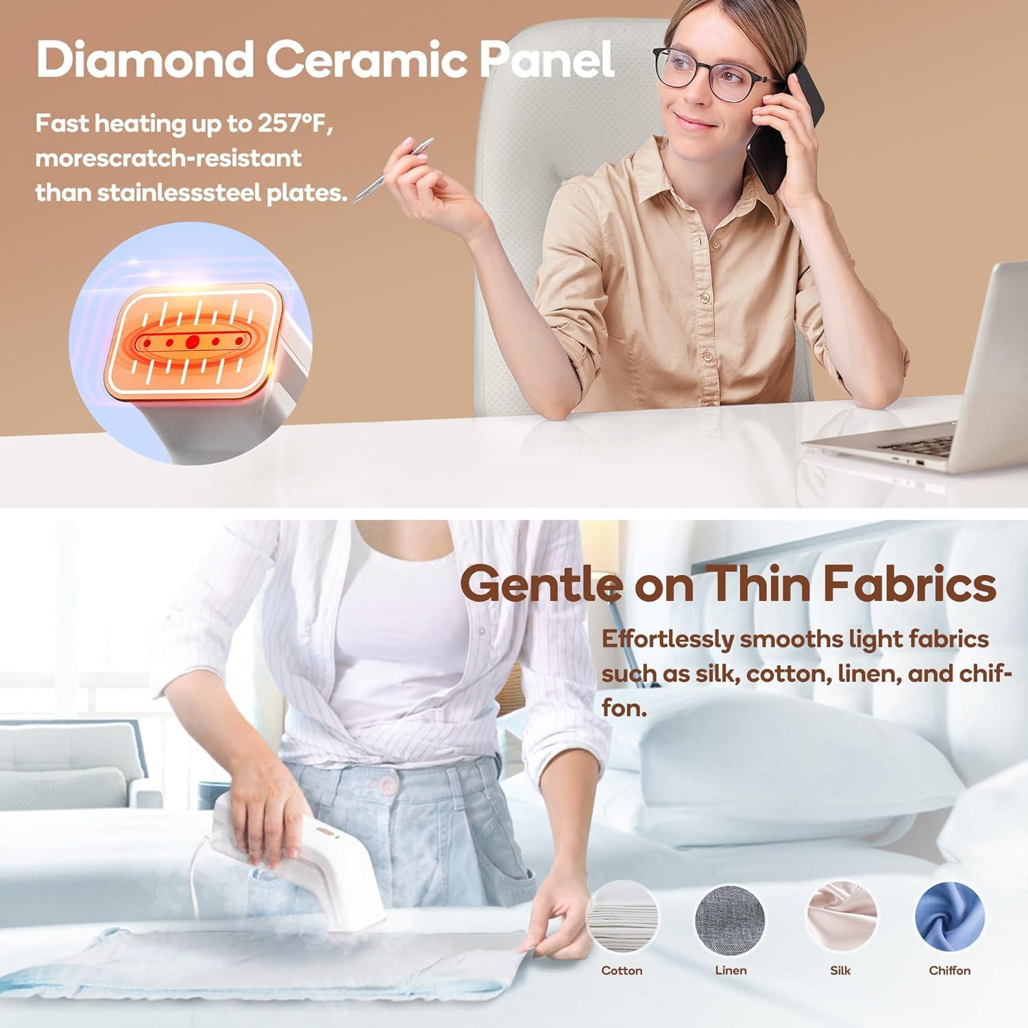 Plancha y Vaporizador 2 en 1 Newbealer NB310A 170ml 650W