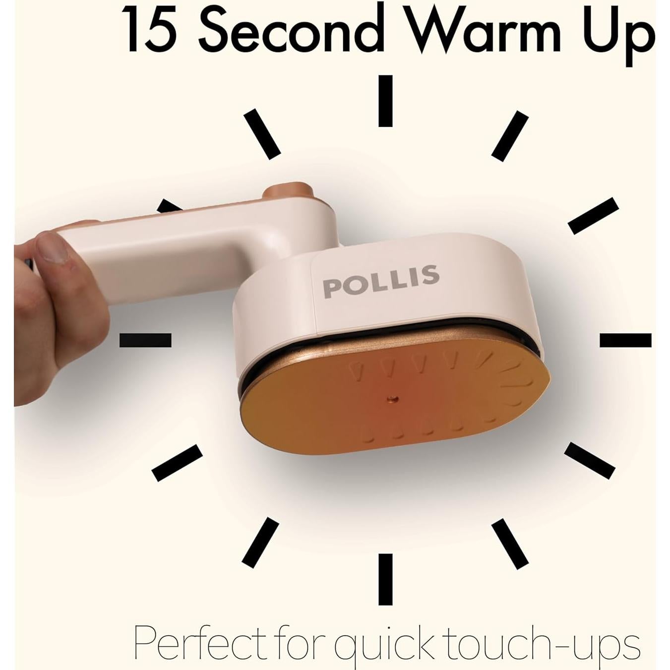 Plancha y Nebulizador Portátil Pollis PA-0210 2-en-1 50ml