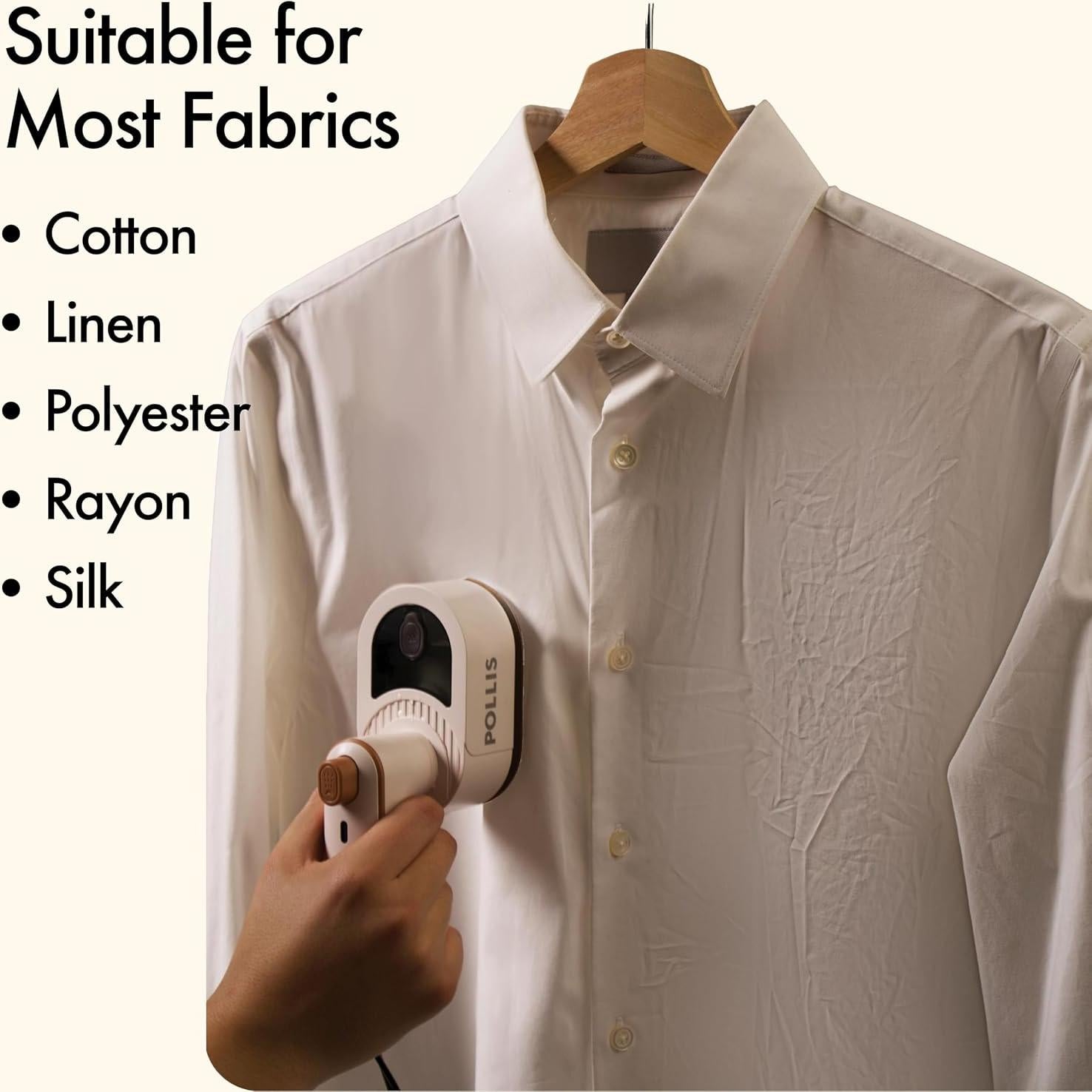 Plancha y Nebulizador Portátil Pollis PA-0210 2-en-1 50ml