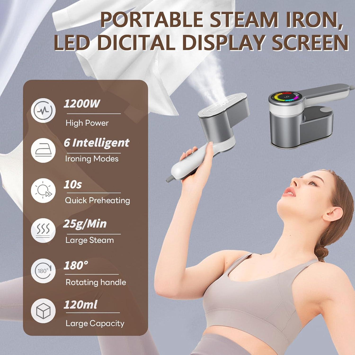 Vaporizador de Ropa LLQ TDJ-H 1200W Portátil 120ml