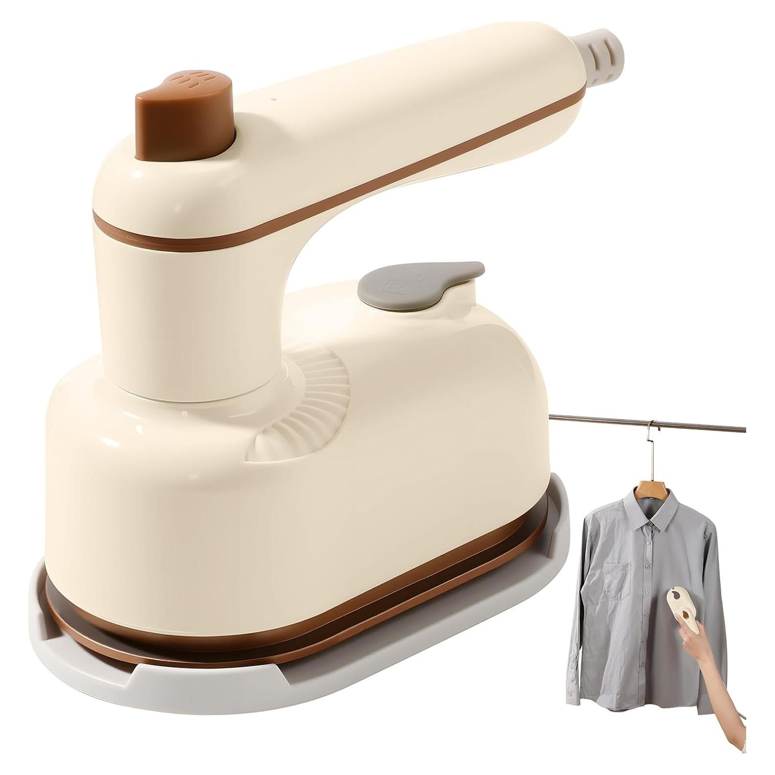 Plancha de Vapor Portátil LXIJESR 2-en-1 Blanco 320g