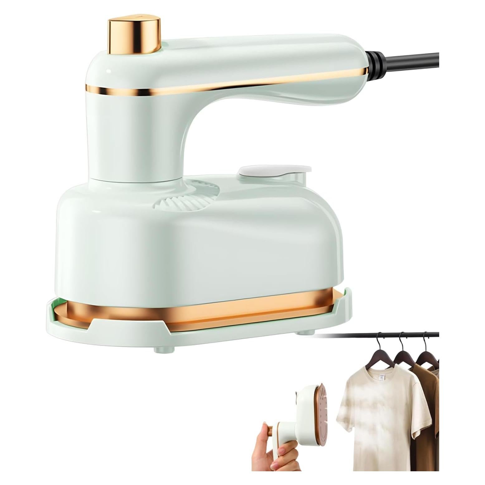 Plancha de Vapor Portátil Saker 2 en 1 Verde - Ropa y Viajes