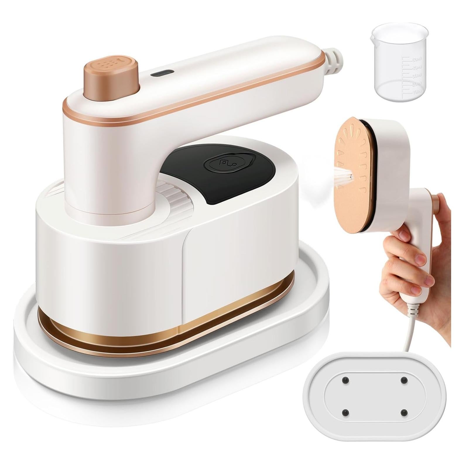 Plancha Mini de Viaje Portátil Leriton 3 en 1 Blanca