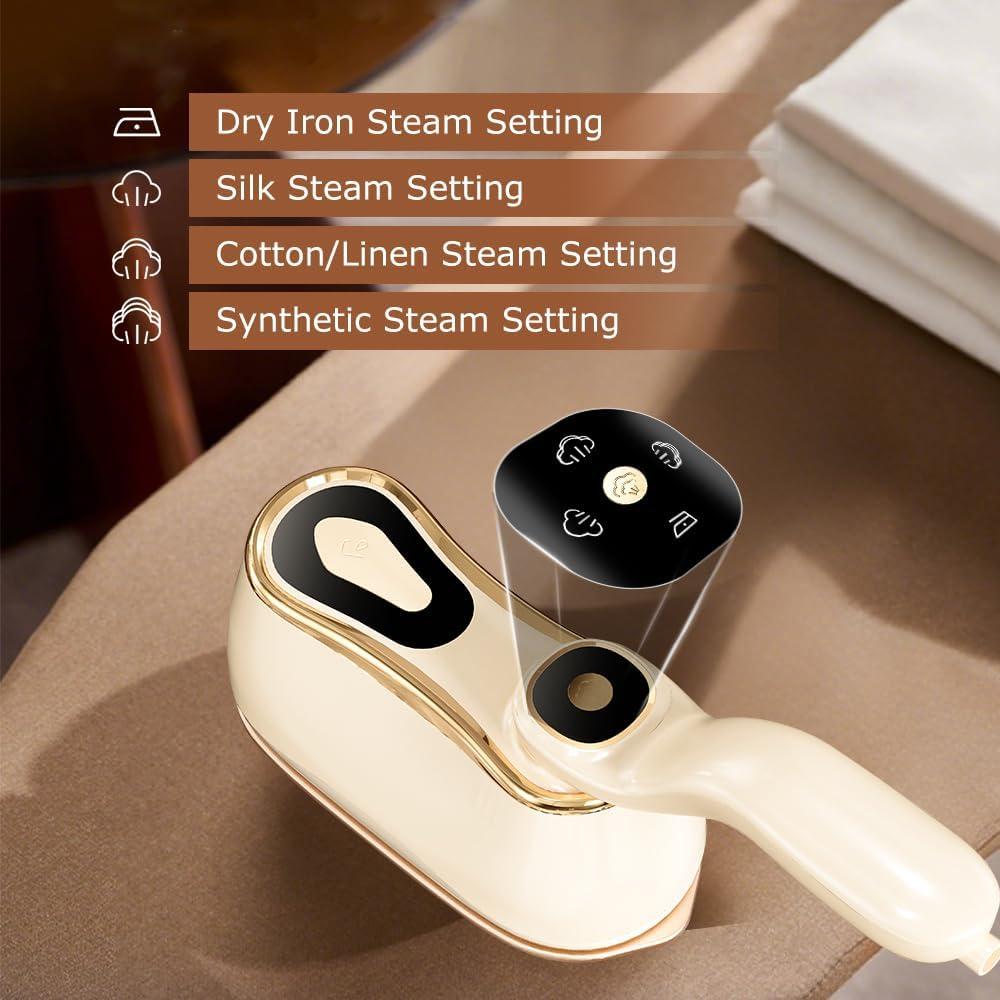 Plancha de Vapor Portátil YinTexriy 2 en 1 1000W 218ml