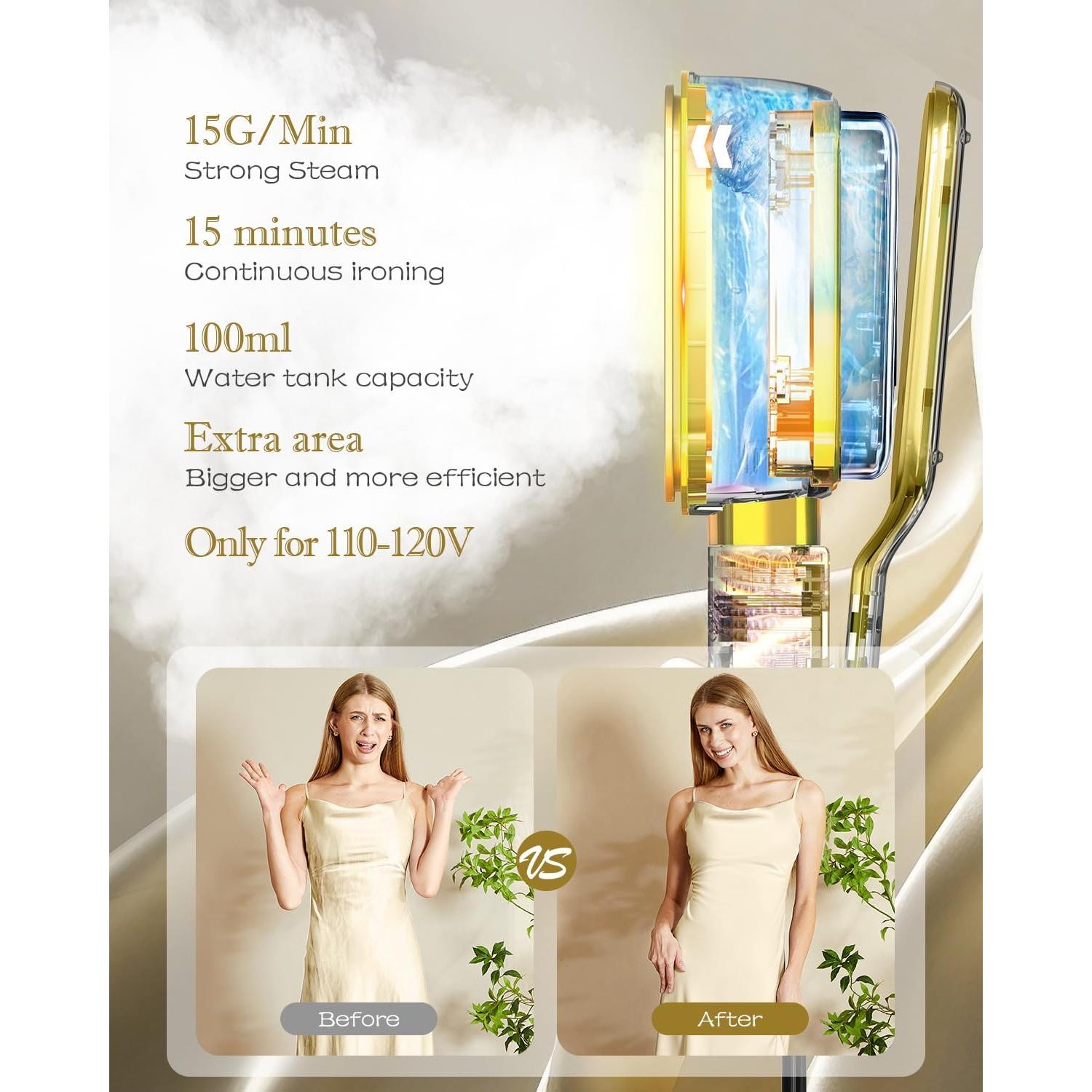 Plancha de Vapor Portátil Banbanda 1000W 3 en 1 100ml