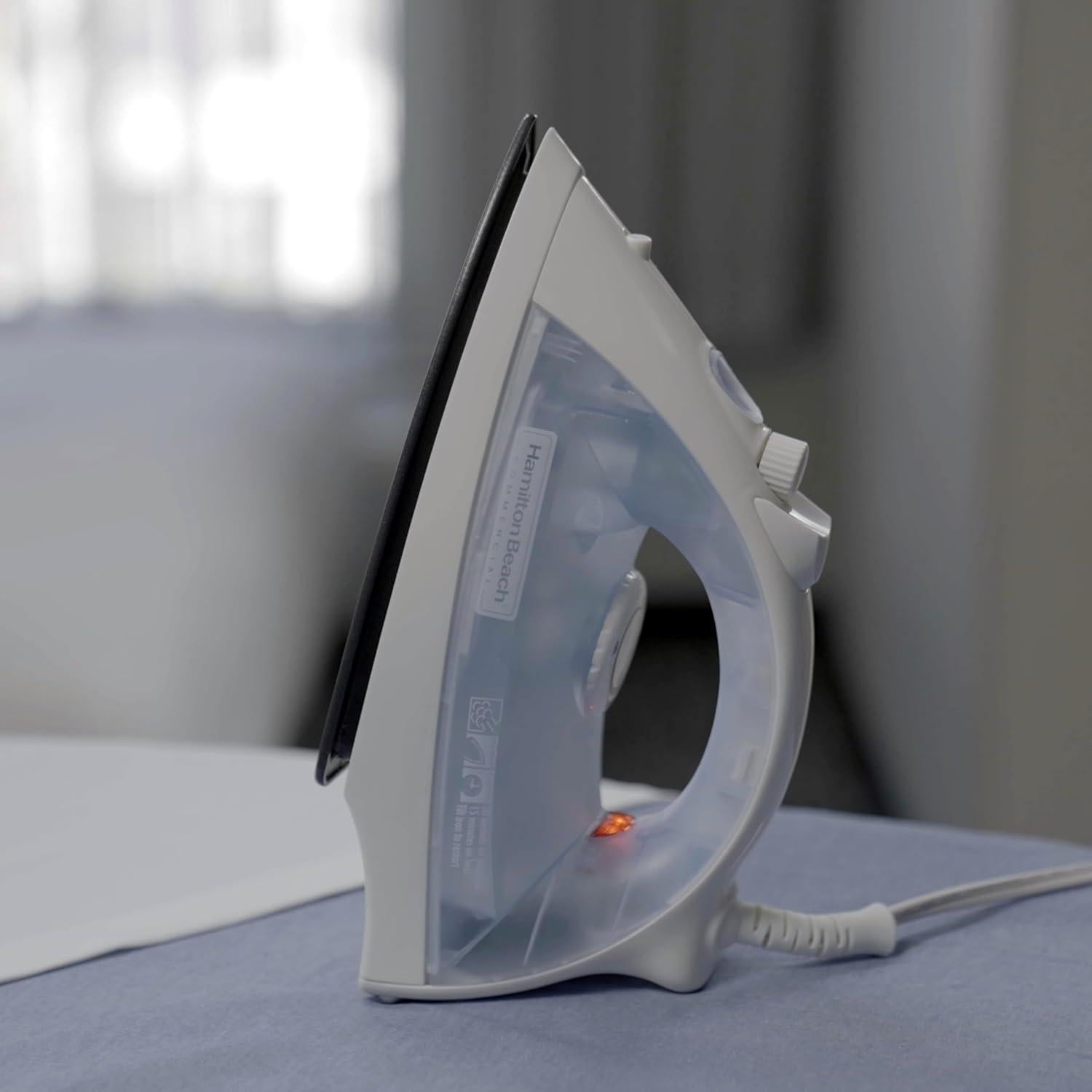 Plancha de Vapor Hamilton Beach HIR200R Blanca con Apagado Automático