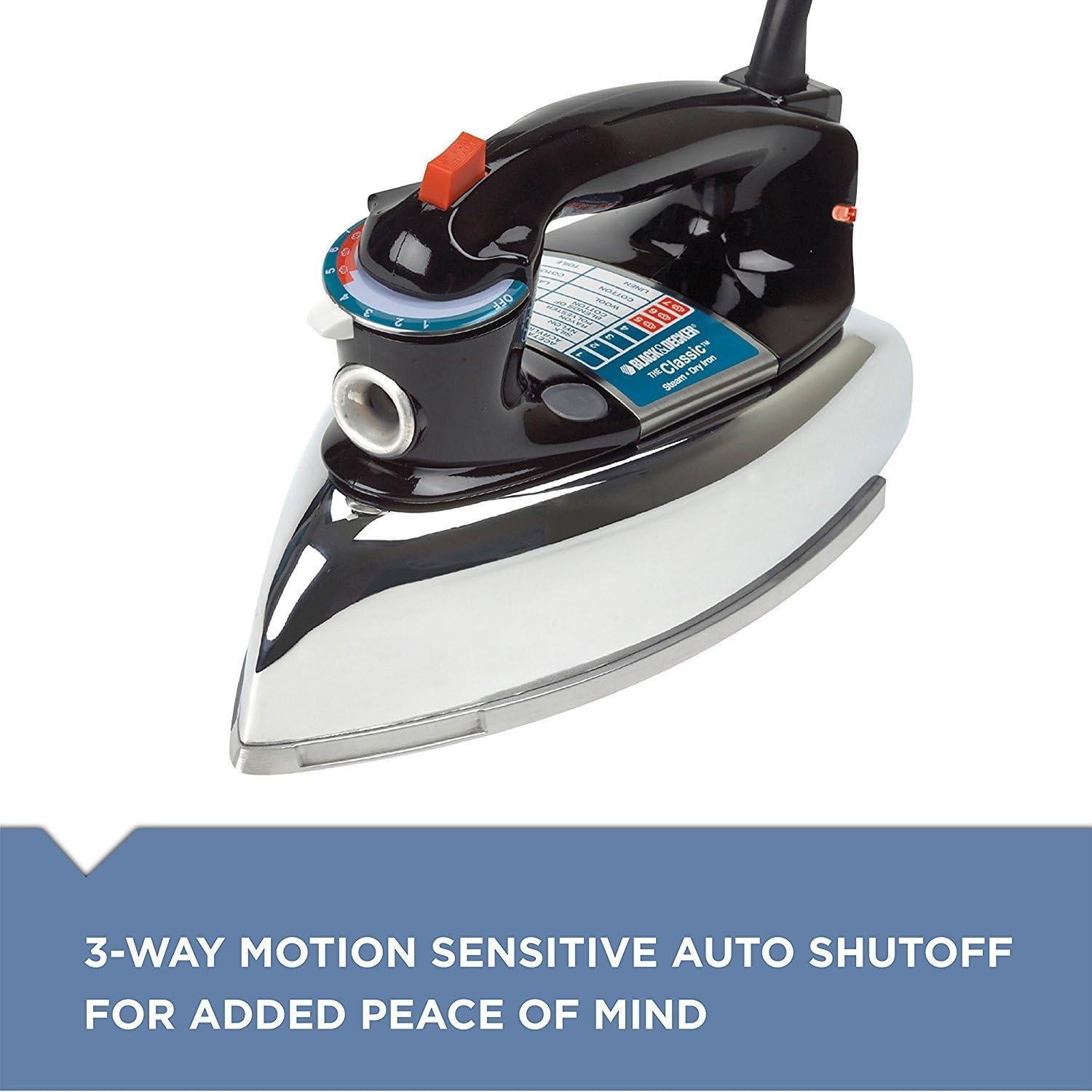 Plancha de Vapor BLACK+DECKER F67ED 1200W con Apagado Automático