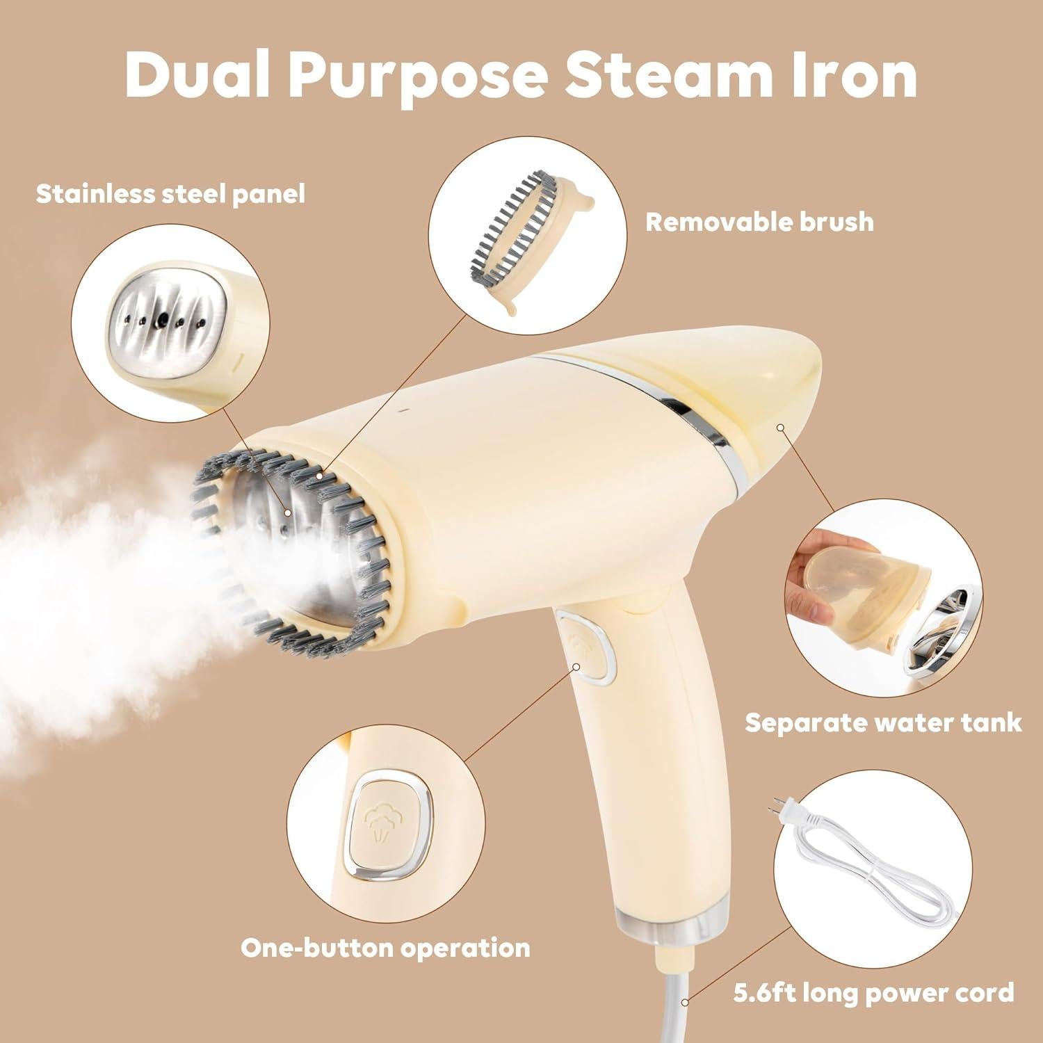 Vaporizador Portátil Cruzando Río A17 1000W 100ml 25s Calentamiento