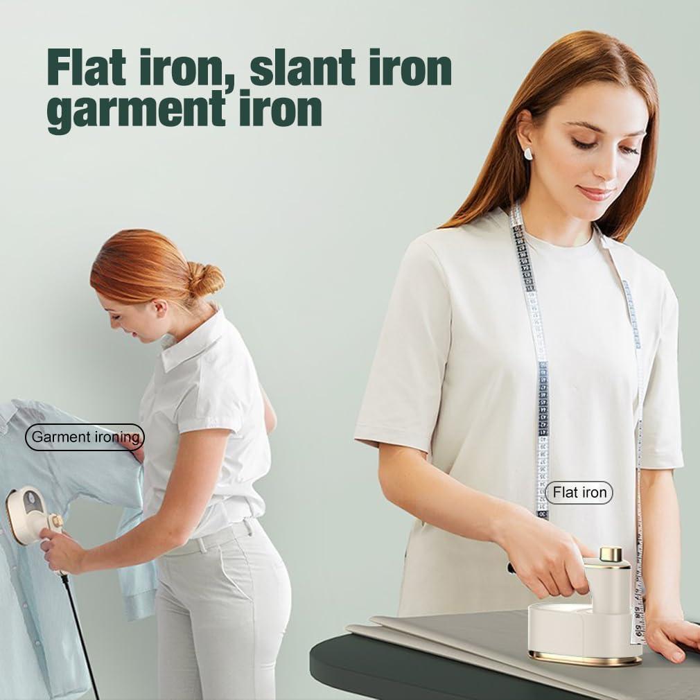 Plancha de Vapor Portátil KkAscX HHT090 1200W 80ml Blanca