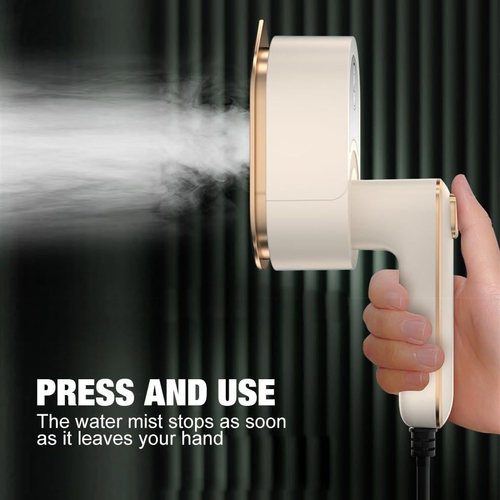 Plancha de Vapor Portátil KkAscX HHT090 1200W 80ml Blanca