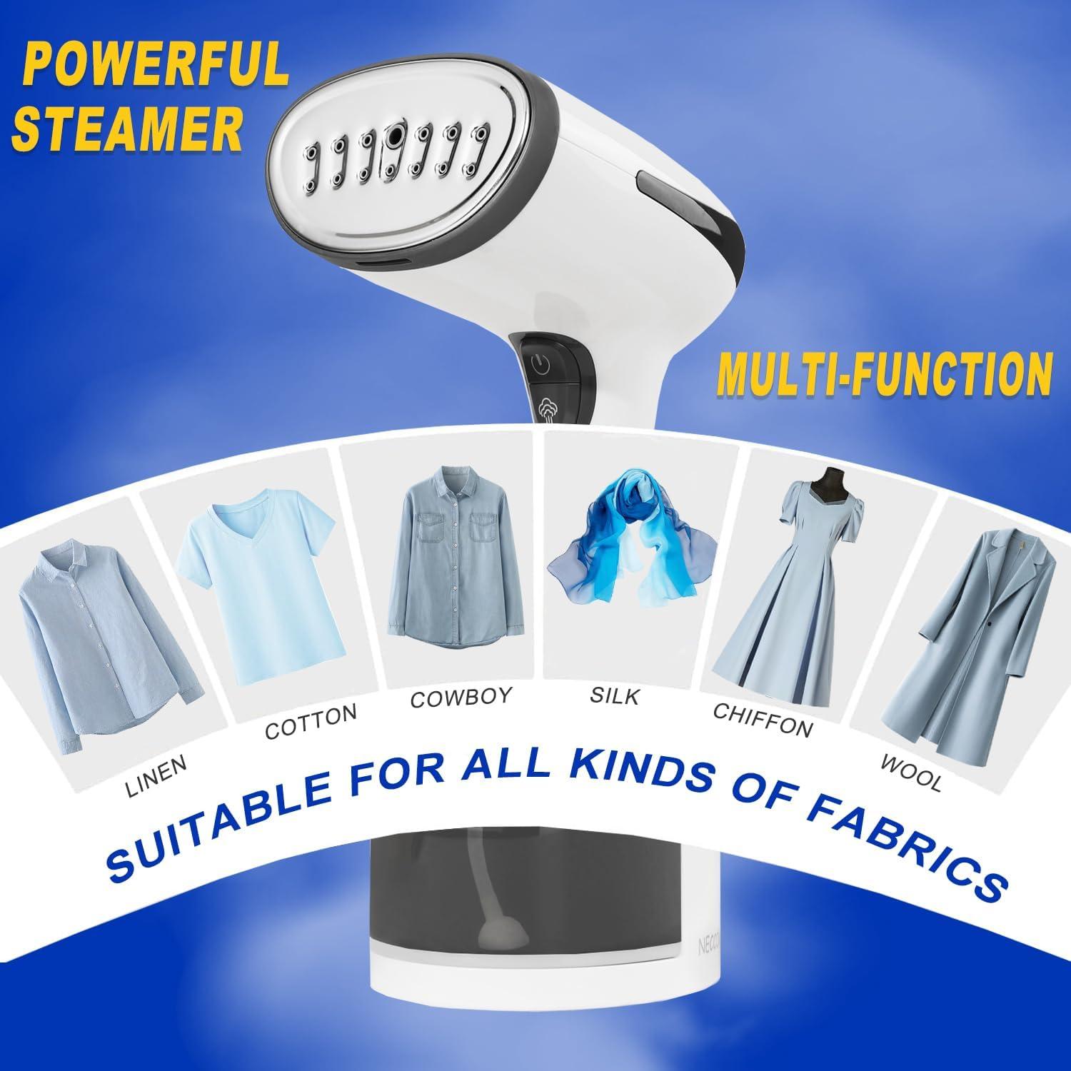 Vaporizador de Ropa Neccom MW-825S 1100W 250ml Portátil