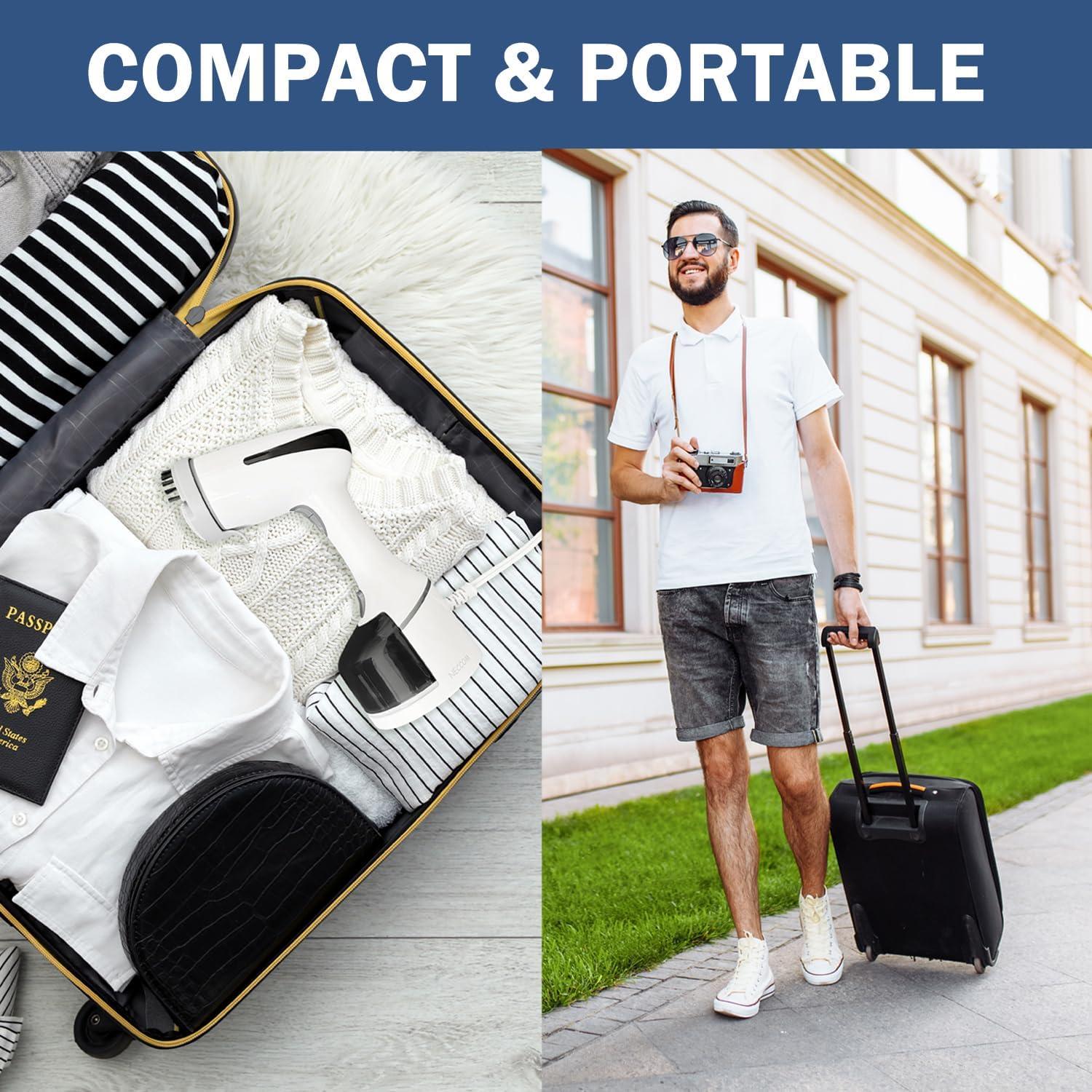 Vaporizador de Ropa Neccom MW-825S 1100W 250ml Portátil