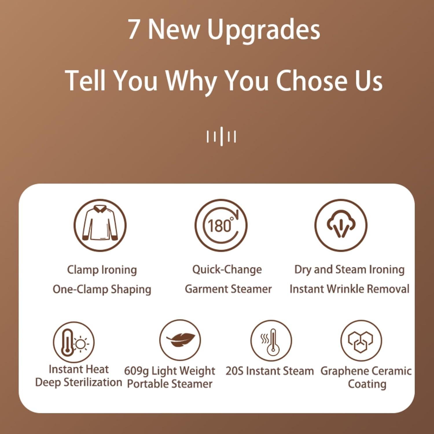 Plancha de Viaje a Vapor KEENMARK HOME TS-01 3-en-1 Compacta