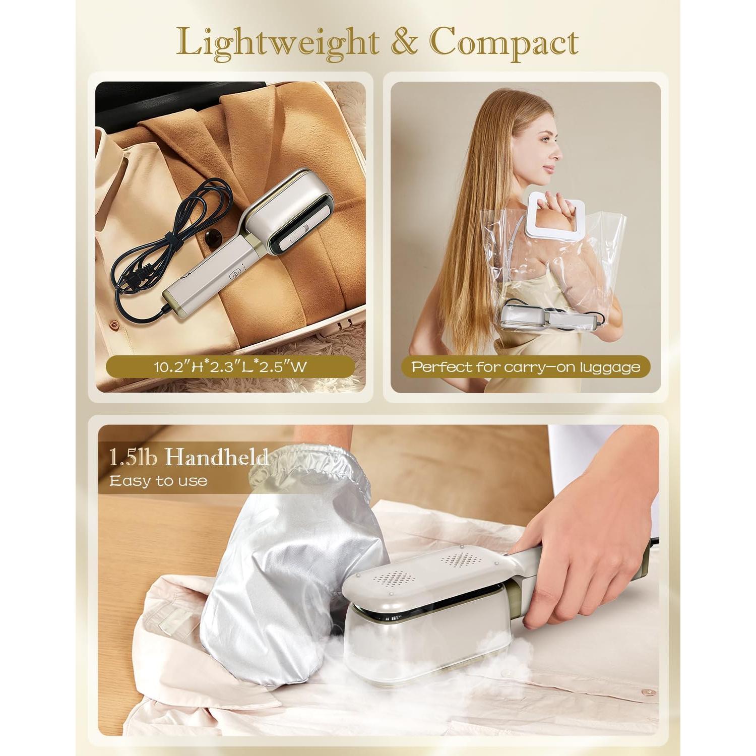 Plancha de Vapor Portátil Banbanda 3 en 1 para Ropa 1000W