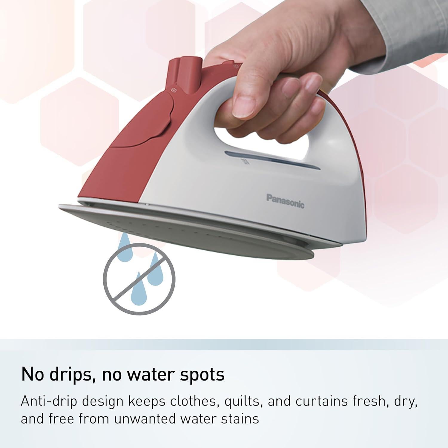 Plancha de Vapor Inalámbrica Panasonic NI-QL300G Compacta 0.77 kg