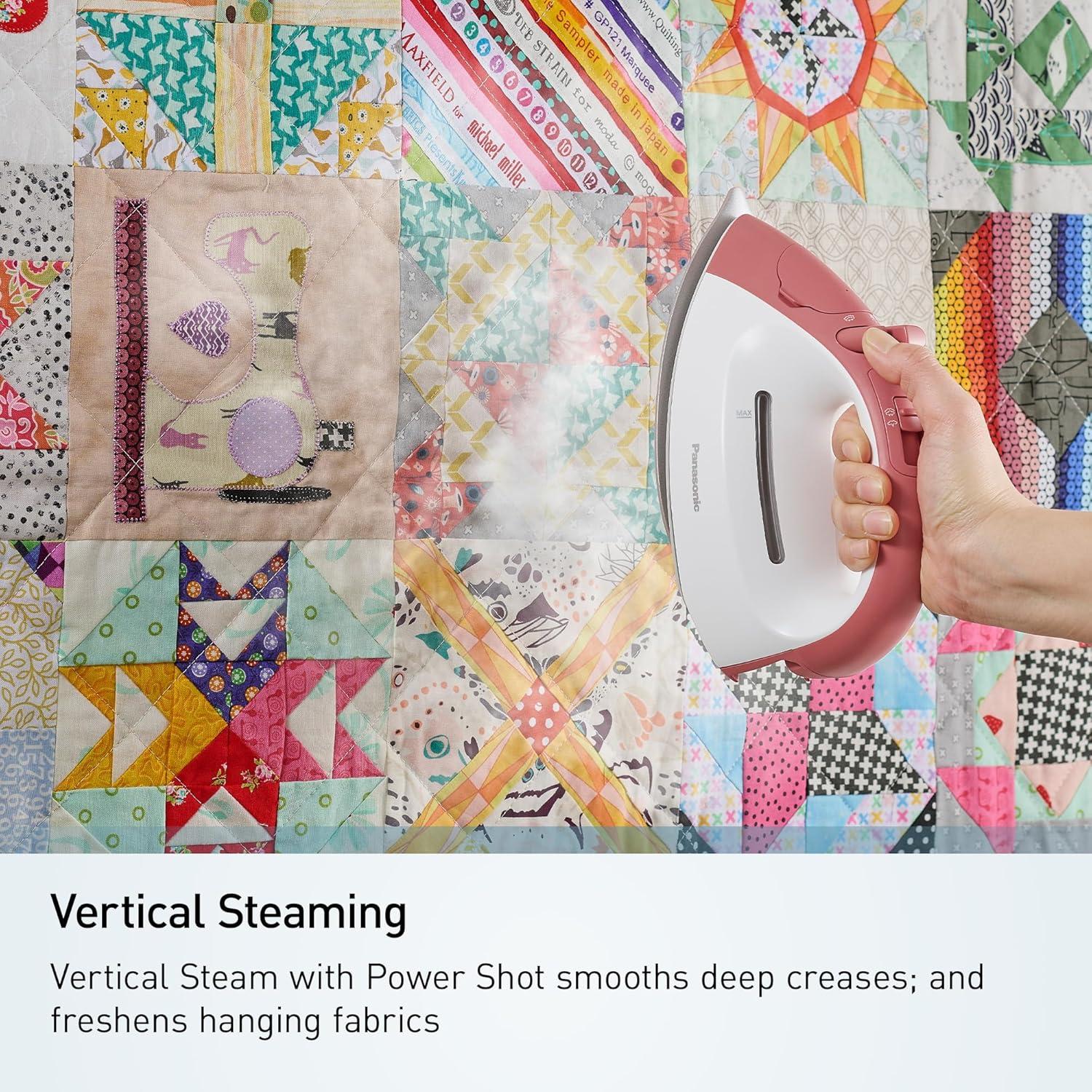 Plancha de Vapor Inalámbrica Panasonic NI-QL300G Compacta 0.77 kg