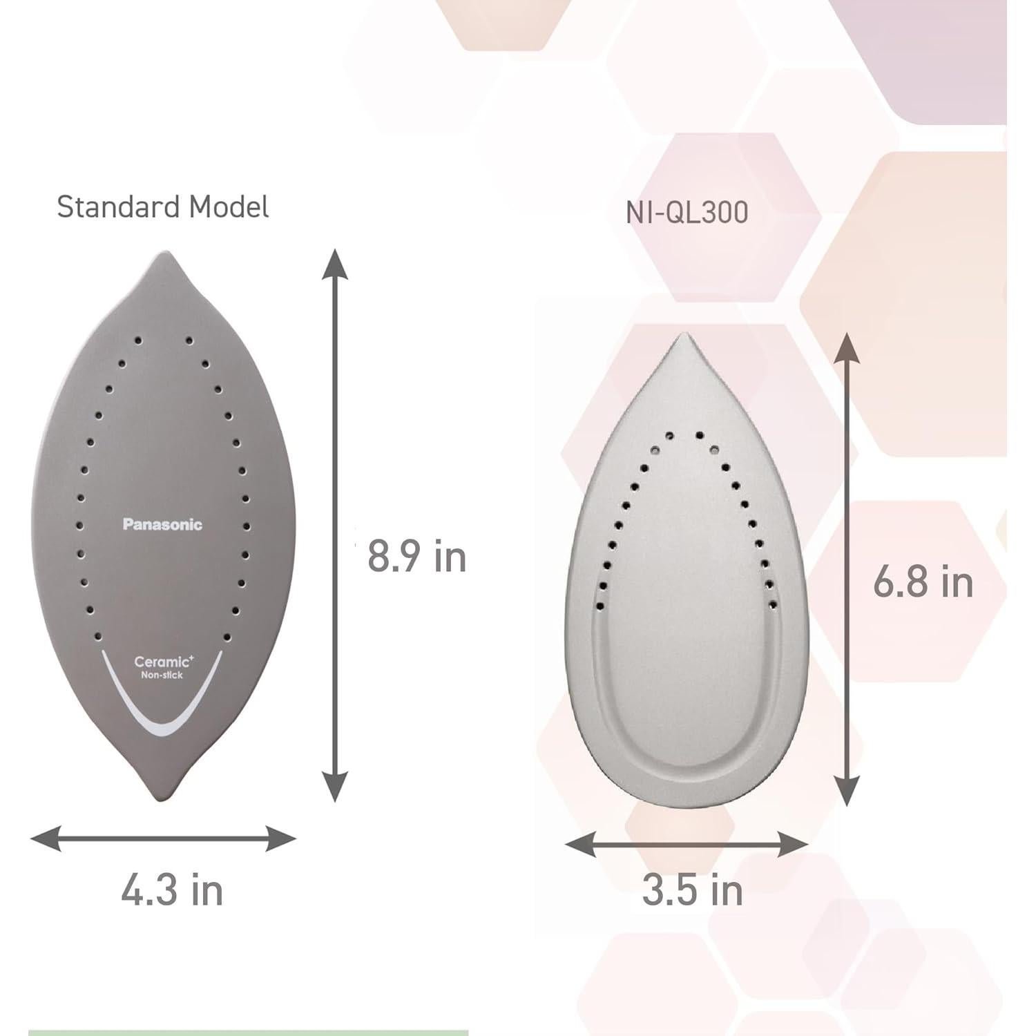 Plancha de Vapor Inalámbrica Panasonic NI-QL300G Compacta 0.77 kg