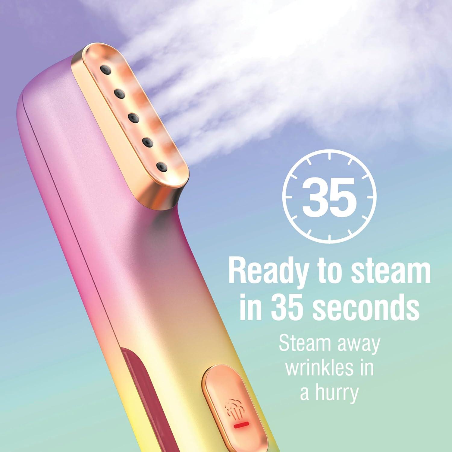 Vaporizador de Ropa CHI VIBES Rosa 800W 80ml Portátil