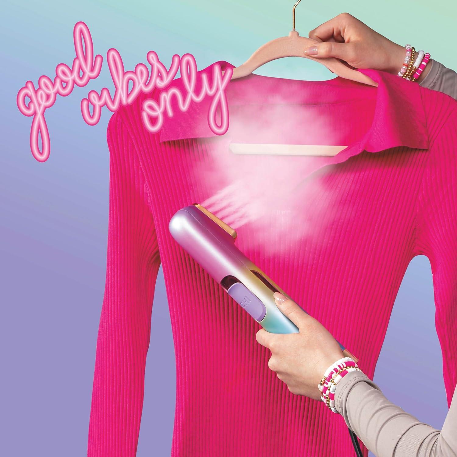 Vaporizador de Ropa CHI VIBES Rosa 800W 80ml Portátil