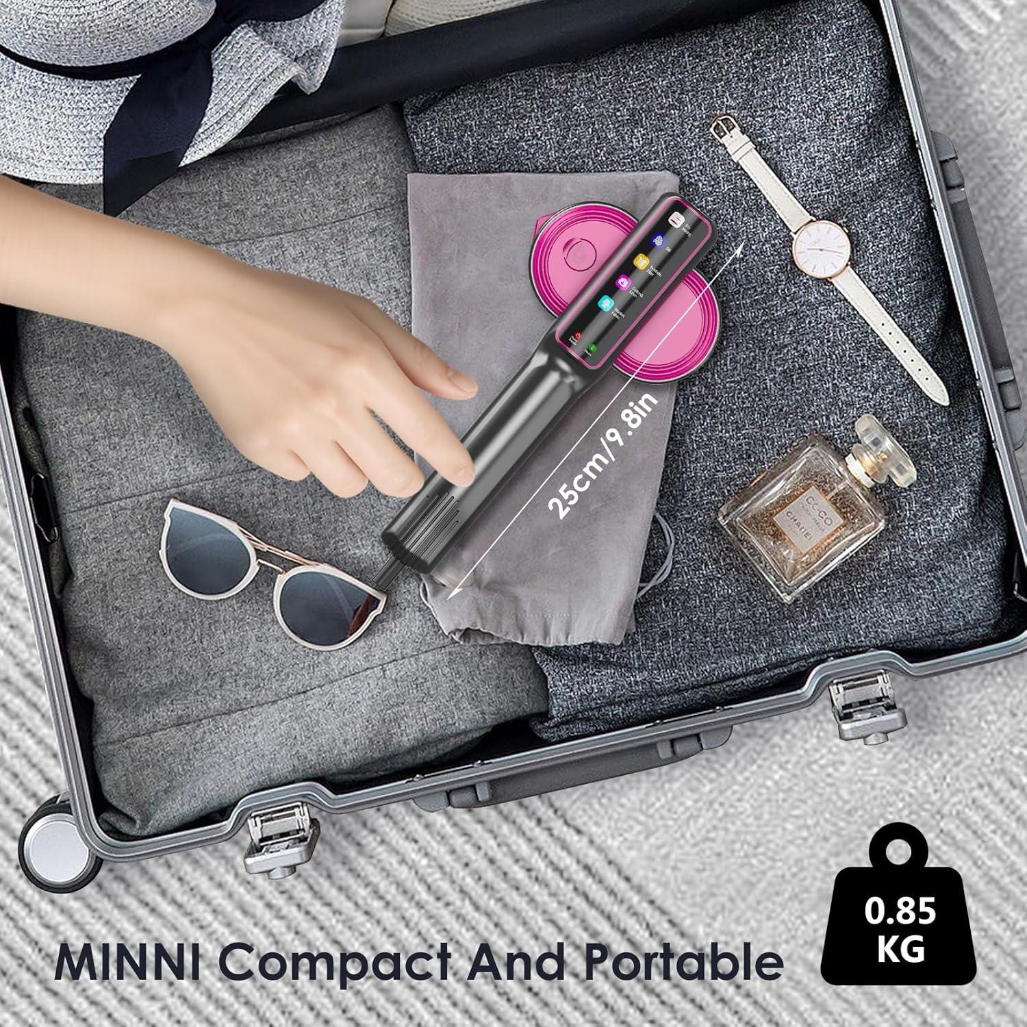 Vaporizador de Ropa Portátil XYVIA 1200W Pantalla Táctil 110ml