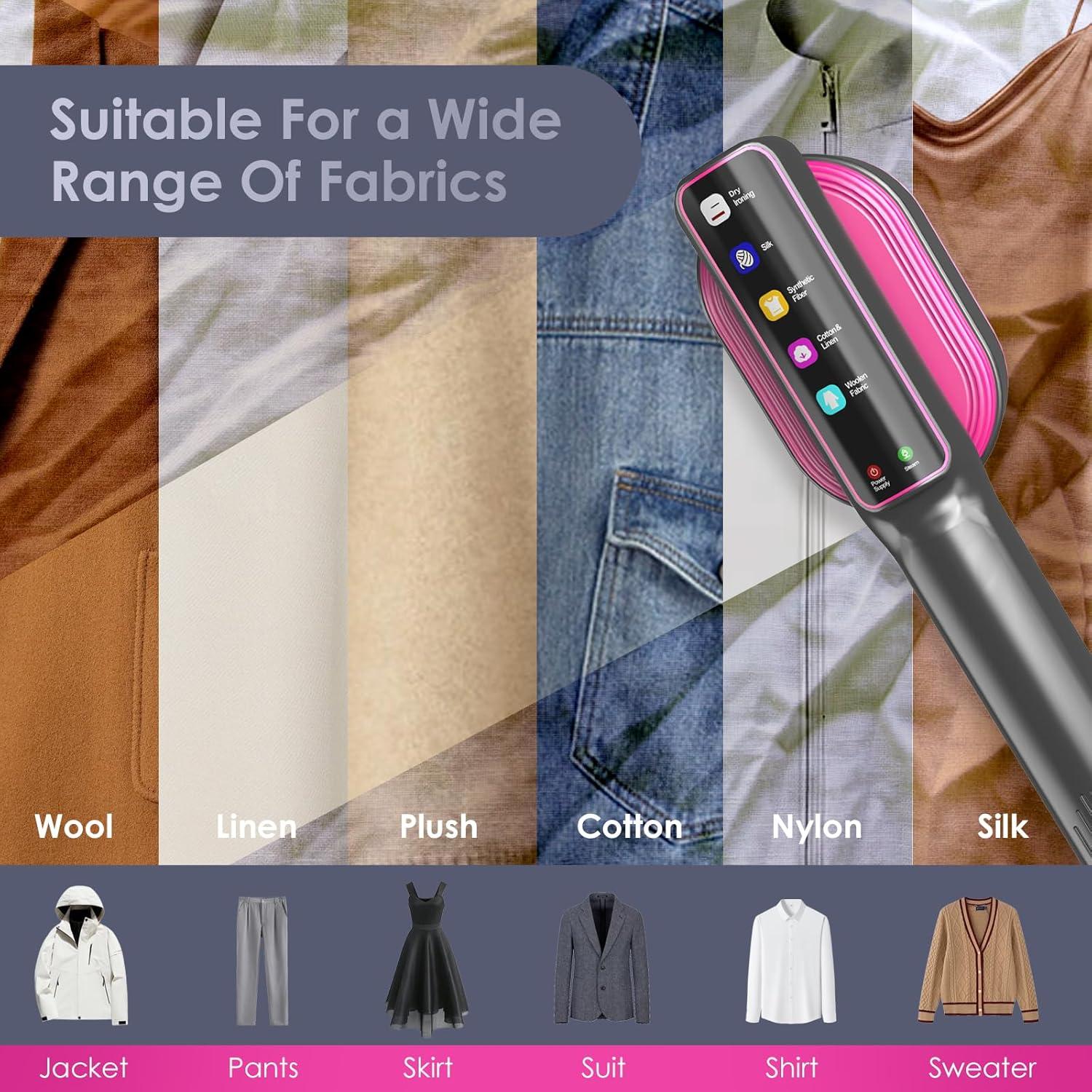 Vaporizador de Ropa Portátil XYVIA 1200W Pantalla Táctil 110ml