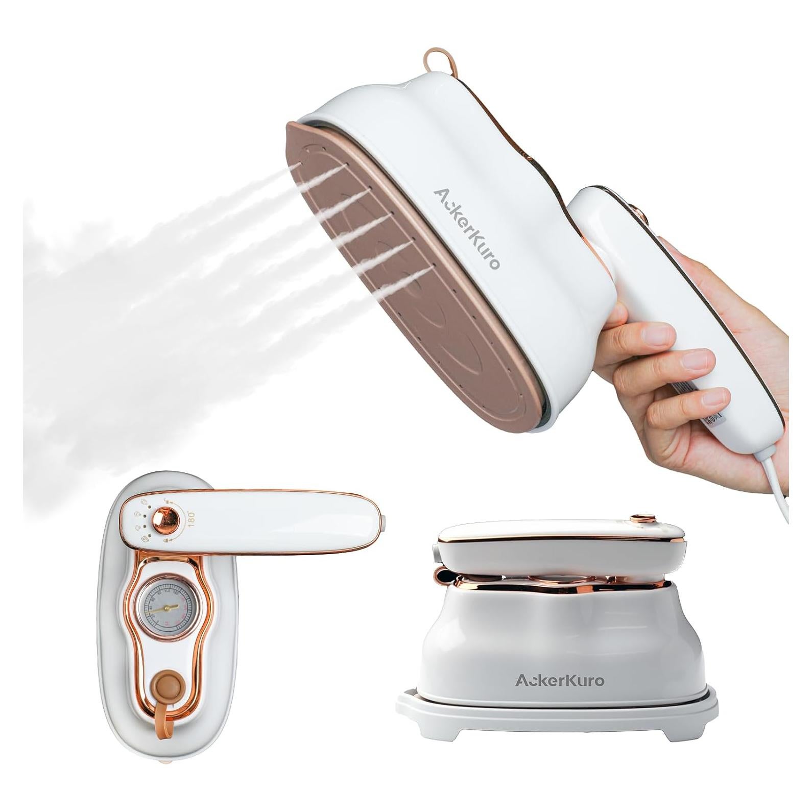 Vaporera de Viaje AckerKuro HX-6218 1200W 200ml Blanco