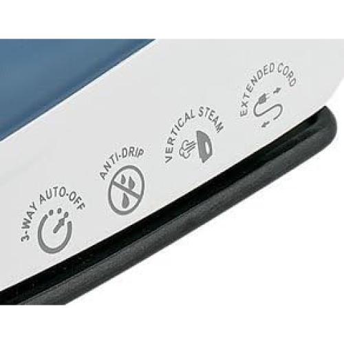 Plancha SteamMaster Sunbeam 120V con Luz LED y Apagado Automático