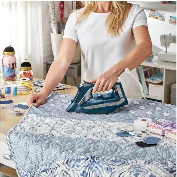 Plancha de Vapor Rowenta DW23 1725W Acero Inoxidable Azul