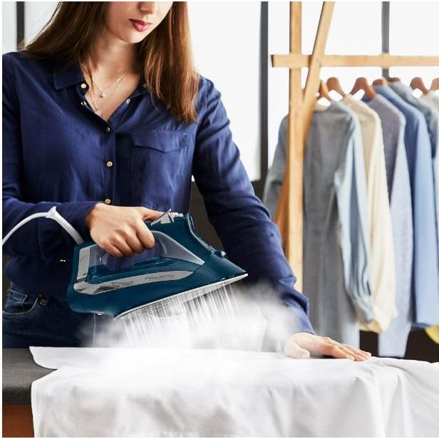 Plancha de Vapor Rowenta DW23 1725W Acero Inoxidable Azul