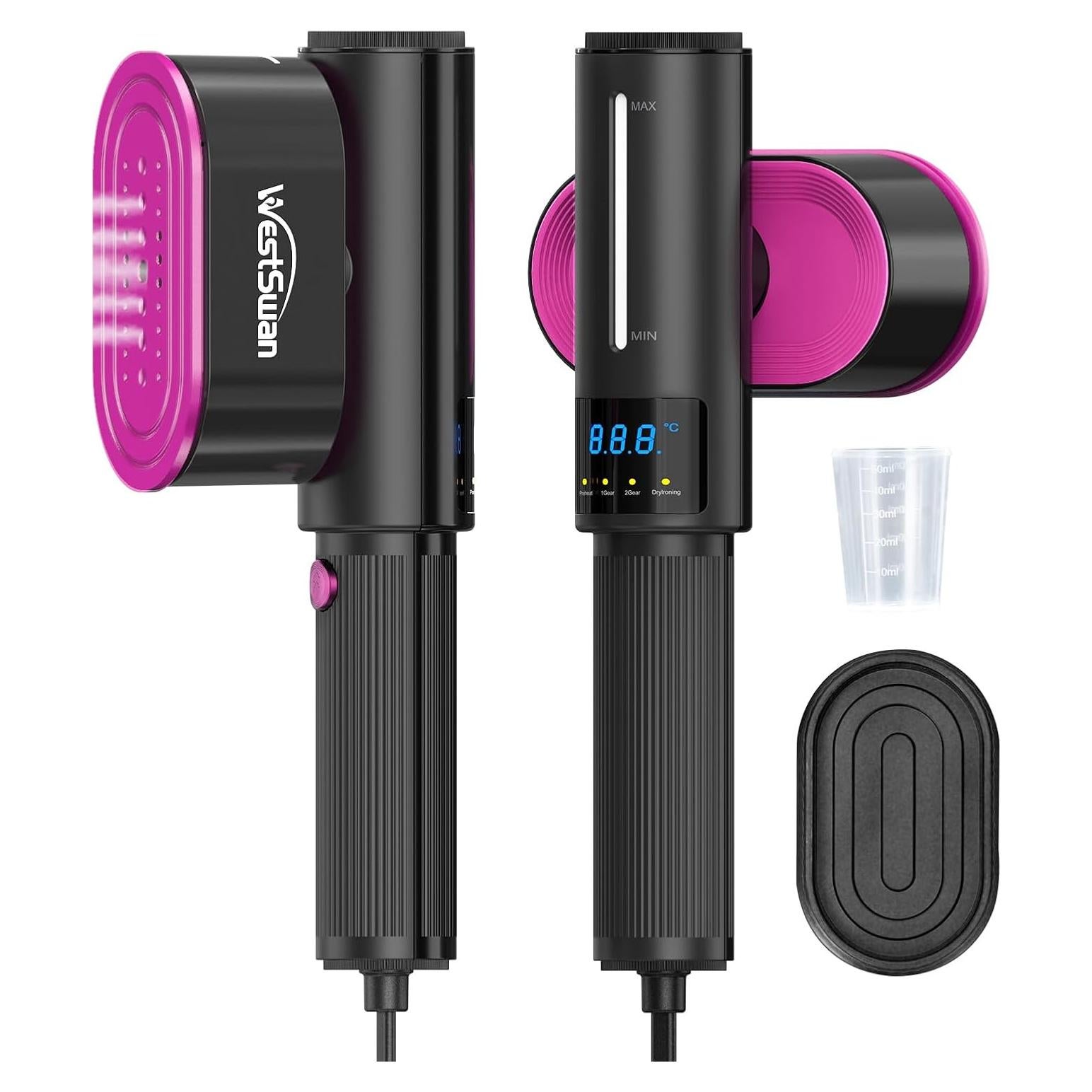 Vaporizador de Ropa Portátil Westswan 1200W 100ml Negro