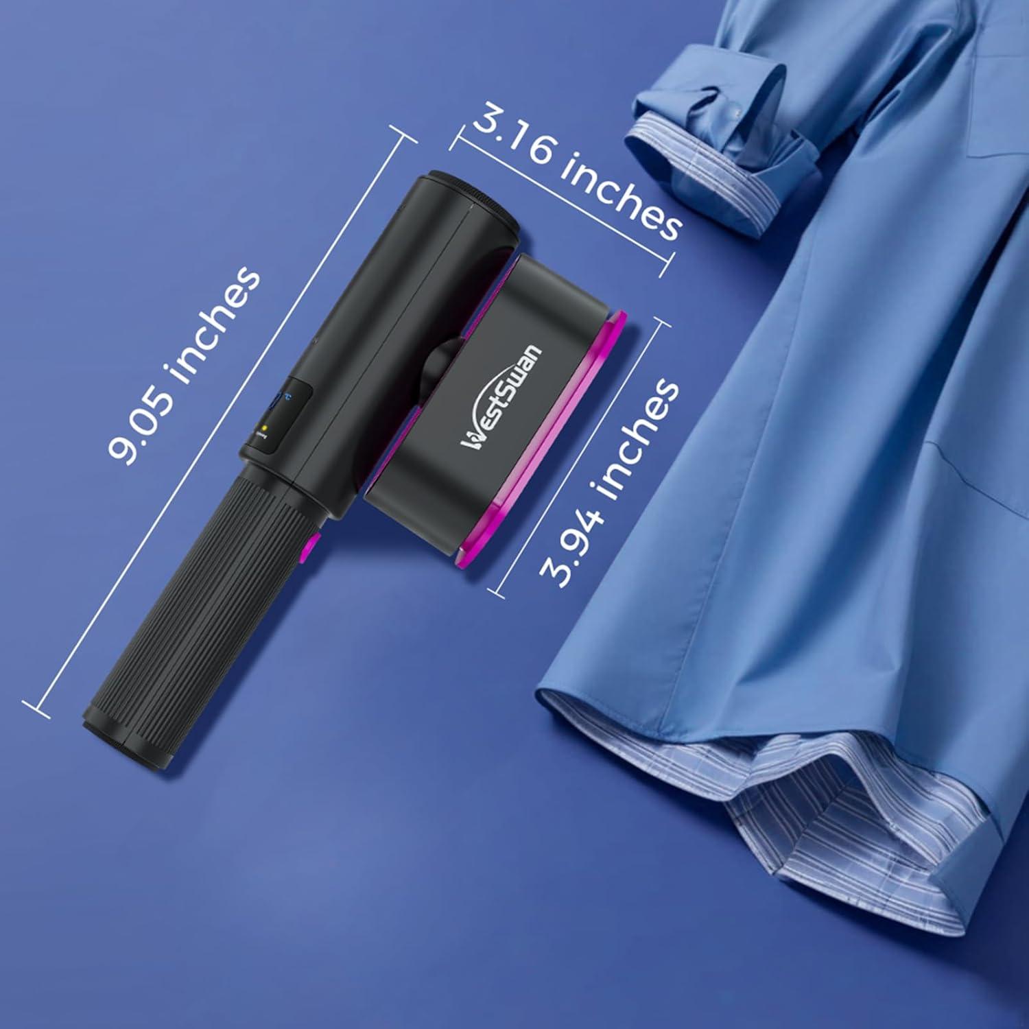 Vaporizador de Ropa Portátil Westswan 1200W 100ml Negro