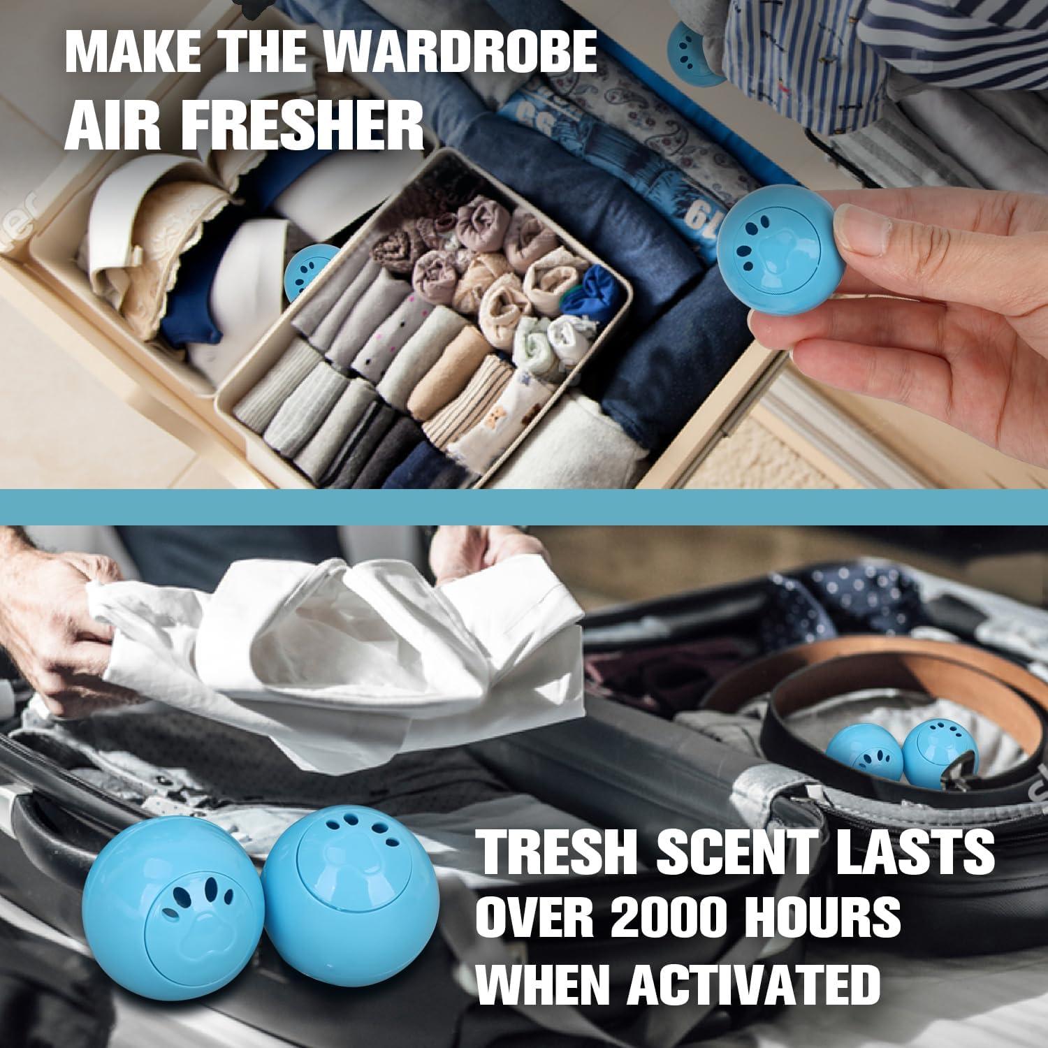 Bolas Desodorantes MAXIMILIAN 8 Piezas para Zapatos y Armarios