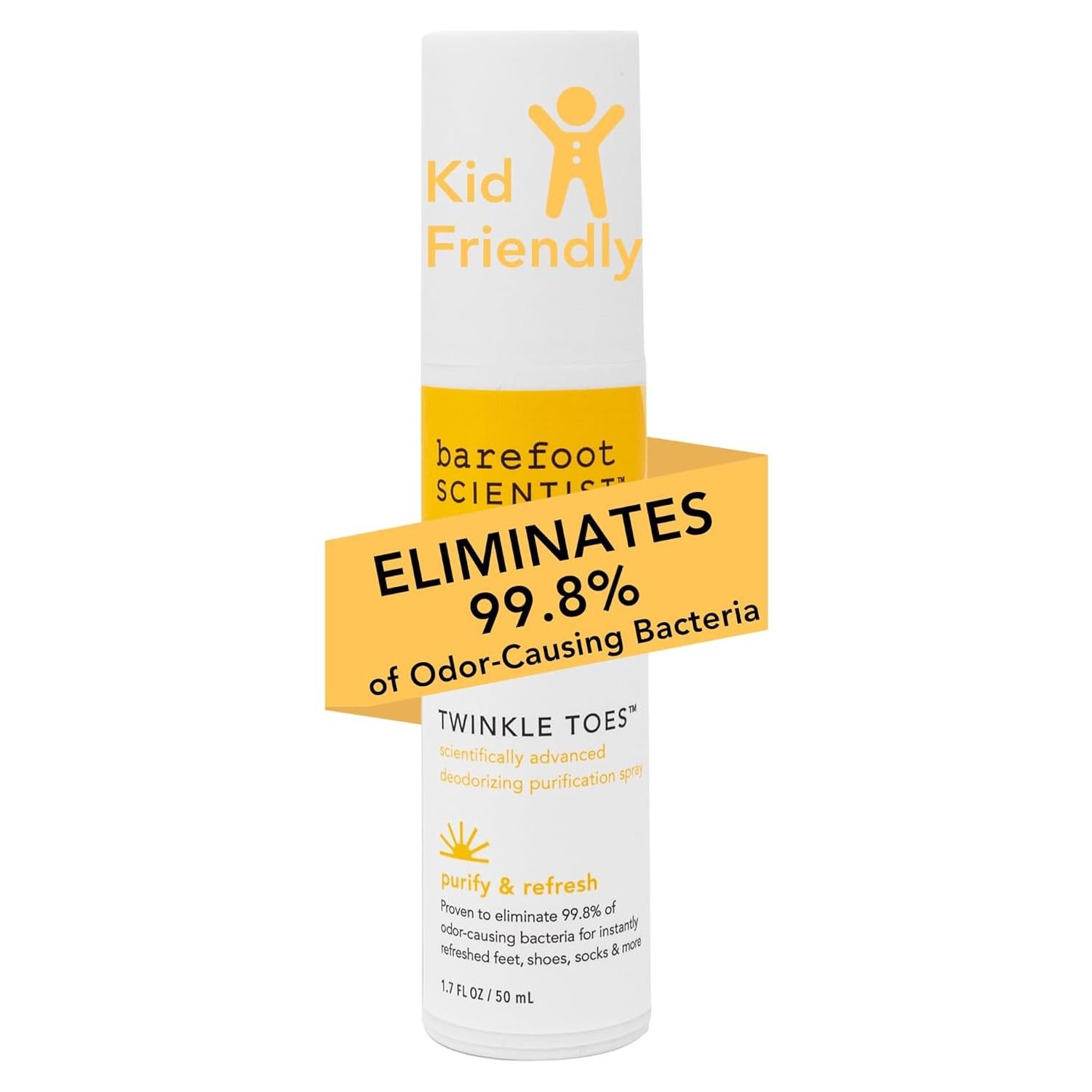 Spray Desodorante para Pies Científico Descalzo 48g - Hipoalergénico, Lavanda y Árbol de Té