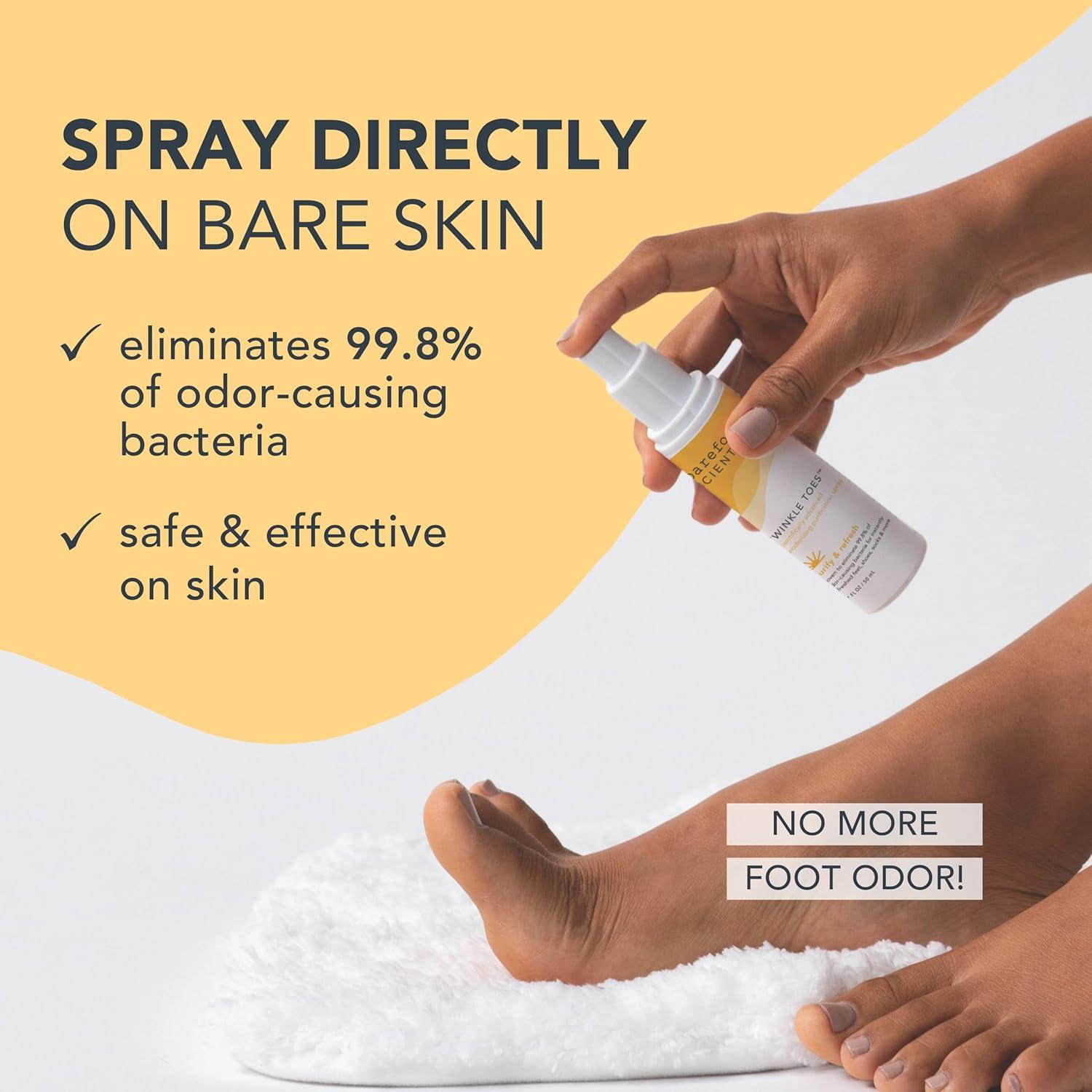 Spray Desodorante para Pies Científico Descalzo 48g - Hipoalergénico, Lavanda y Árbol de Té