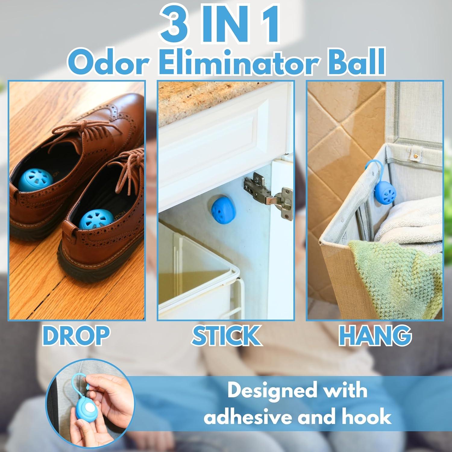 Bolas Desodorantes 3-en-1 Air Jungles Lino Fresco 6 Unidades