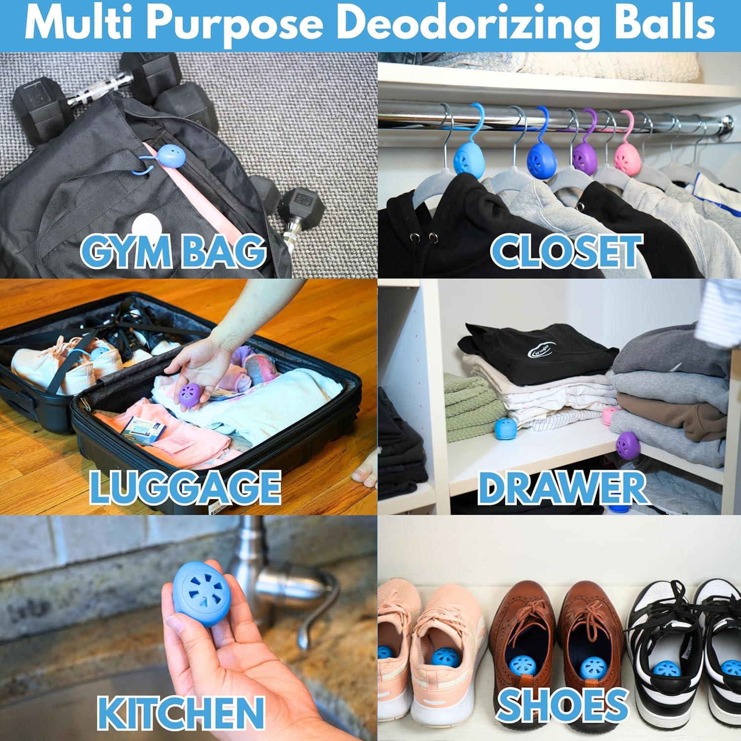 Bolas Desodorantes 3-en-1 Air Jungles Lino Fresco 6 Unidades