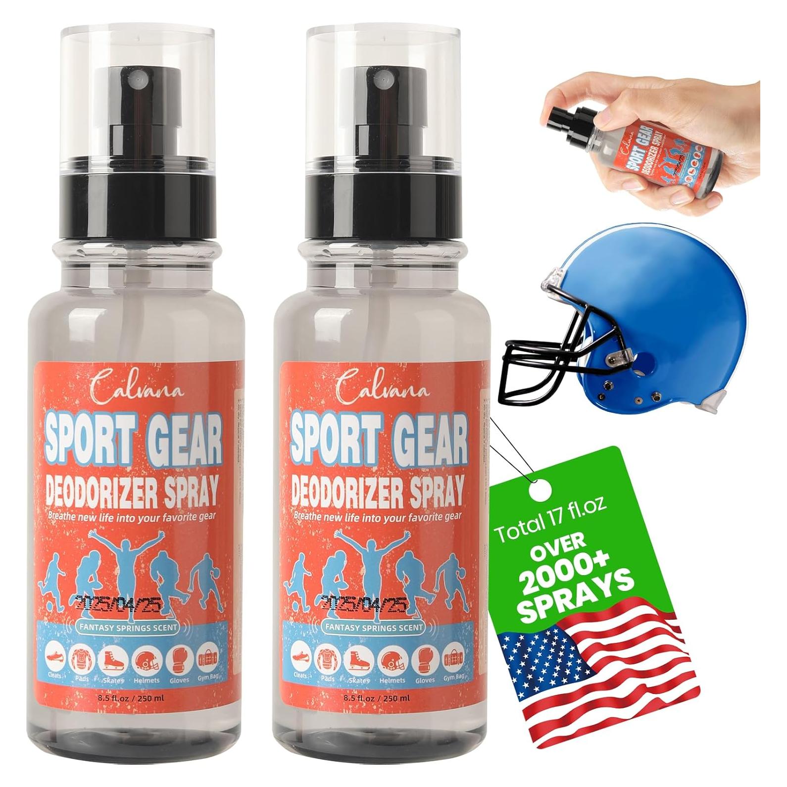 Desodorante en Spray Calvana 250 ml para Equipos Deportivos - 2 Pack