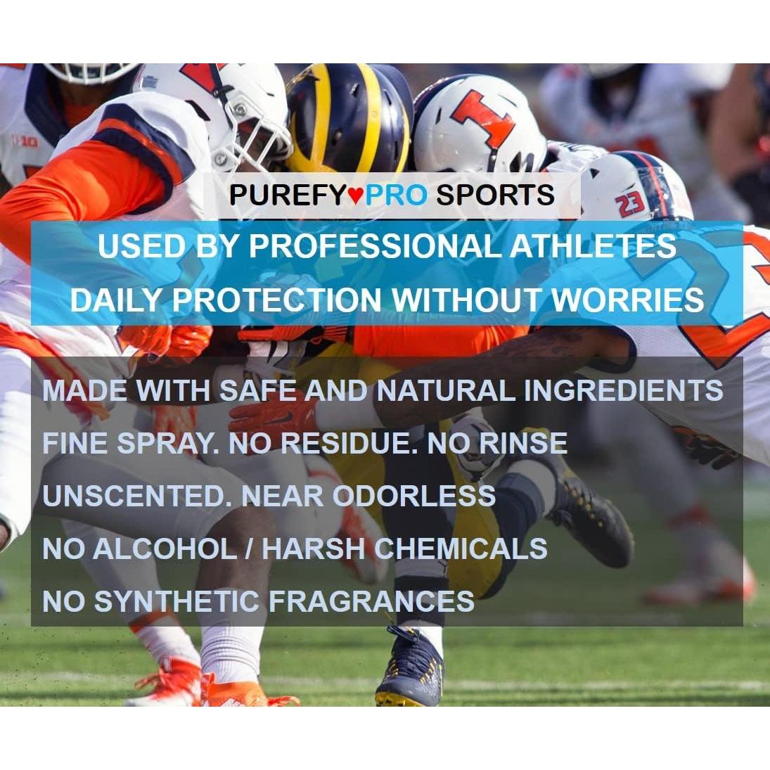 Desinfectante en aerosol Purefy 2pk 473ml para equipos deportivos