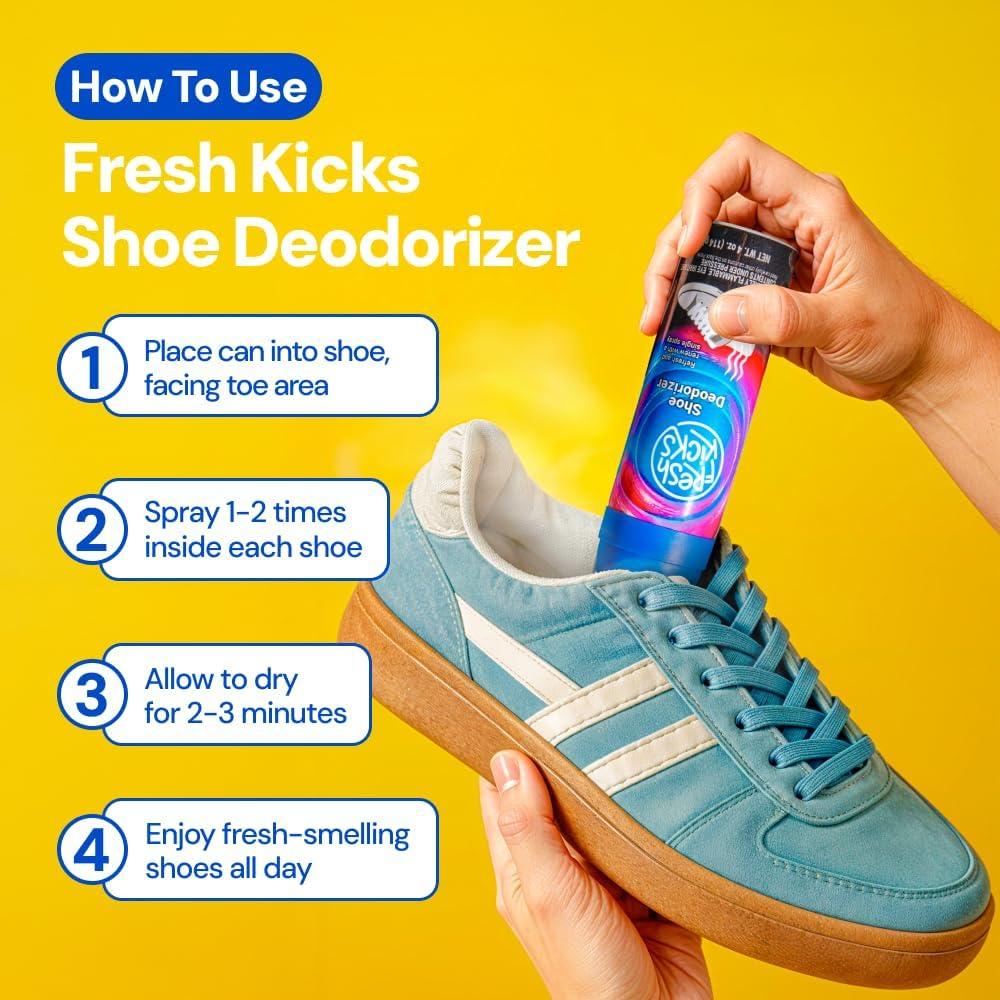 Desodorante para Zapatos Fresh Kicks 118 ml - Elimina Olores
