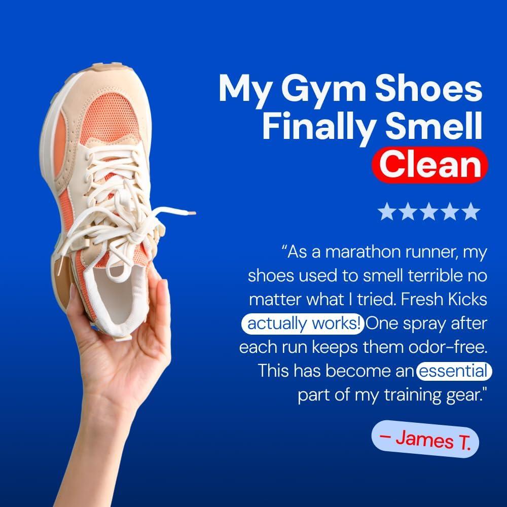 Desodorante para Zapatos Fresh Kicks 118 ml - Elimina Olores