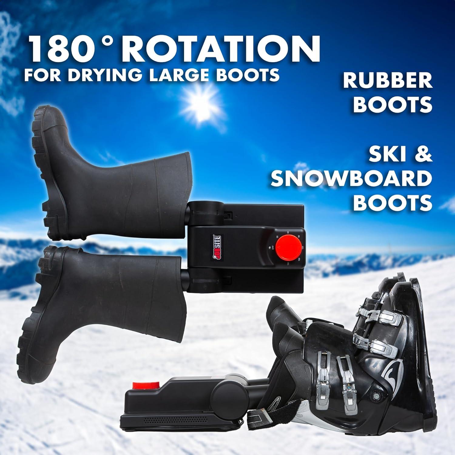 Secador y desodorante portátil JobSite para botas y calzado