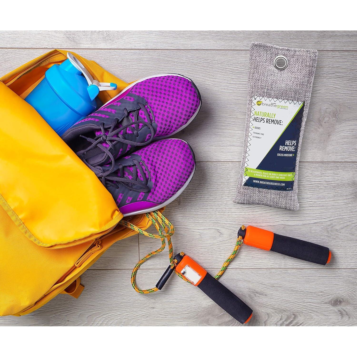 Bolsas Eliminadoras de Olores Breathe Green - Carbón Activado (Paquete de 8)