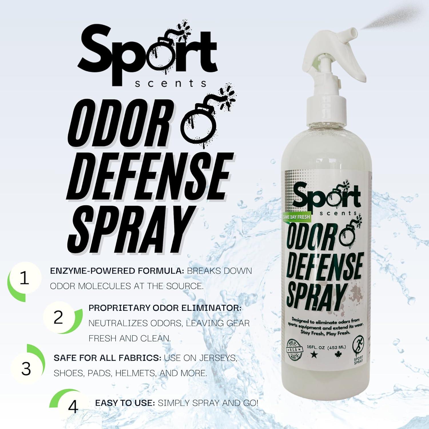 Spray Eliminador de Olores Sport Scents 473ml - Desodorante para Equipos Deportivos