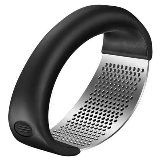 Prensa de Ajo Rocker LXNIEPAN de Acero Inoxidable, 63g