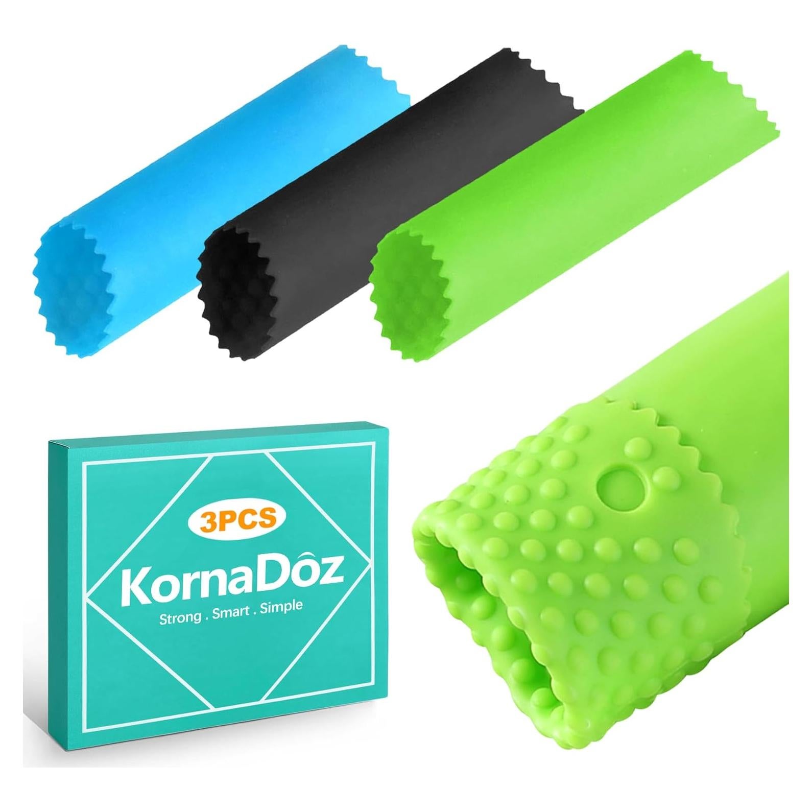 Pelador de Ajo de Silicona KornaDoz, Grado Alimenticio, Fácil Limpieza