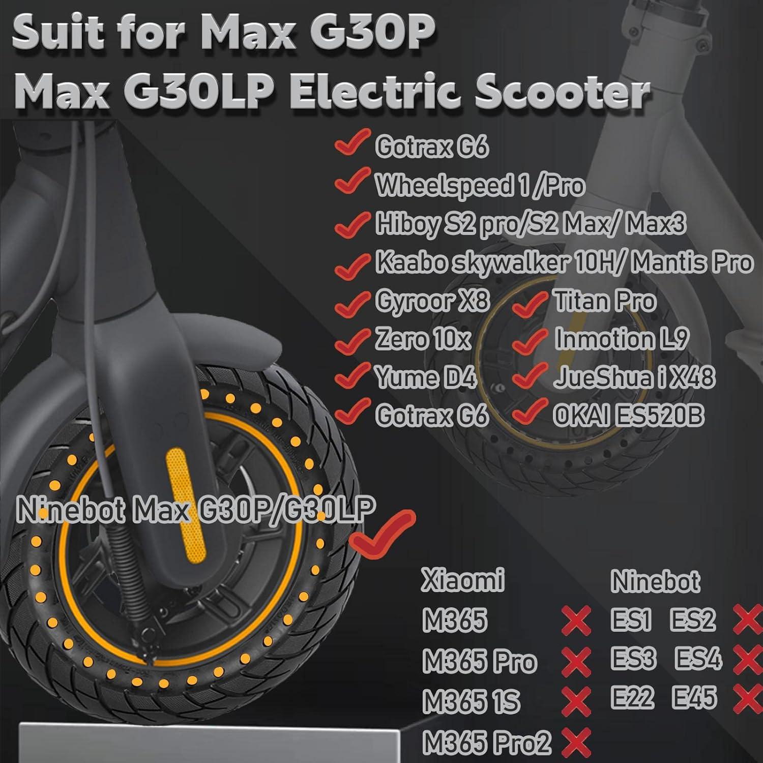 Neumático Sólido 10" Felixstory Amarillo para Scooter