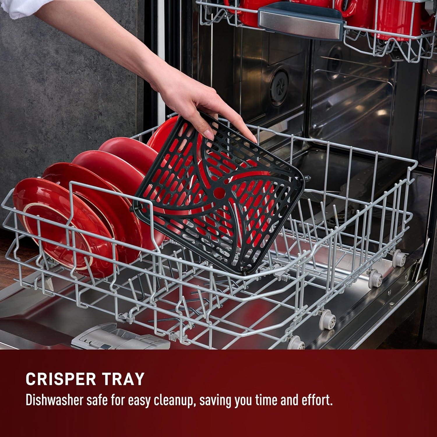 Freidora de Aire Tefal Infrarrojo 6.3L 1550W Negra