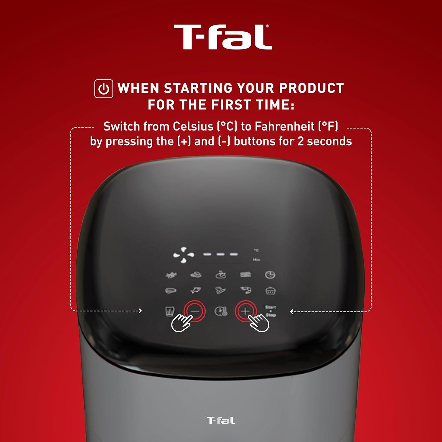 Freidora de Aire Digital Tefal Easy Fry Max 5L 10 Programas