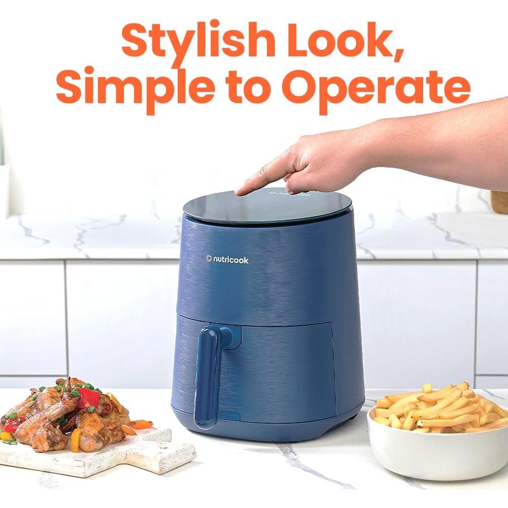Freidora de aire Nutricook Mini 3.3L 1500W Azul Táctil